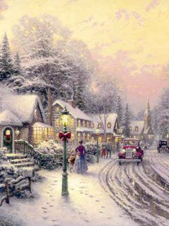 Thomas Kinkade - wallpaper preview