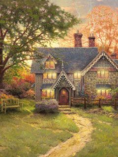 Thomas Kinkade - wallpaper preview