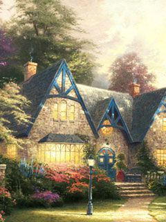 Thomas Kinkade - wallpaper preview