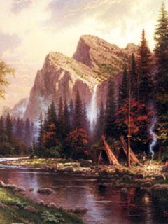 Thomas Kinkade - wallpaper preview