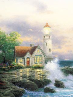 Thomas Kinkade - wallpaper preview