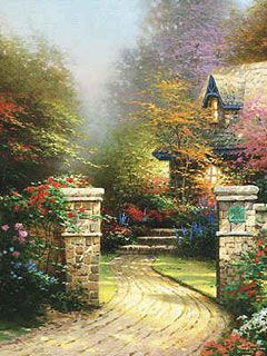 Thomas Kinkade - wallpaper preview