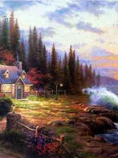 Thomas Kinkade - wallpaper preview
