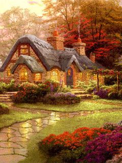 Thomas Kinkade - wallpaper preview