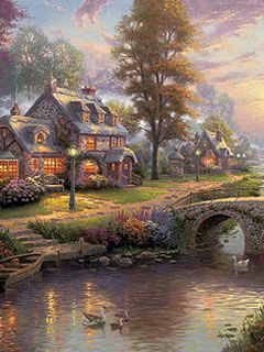 Thomas Kinkade - wallpaper preview