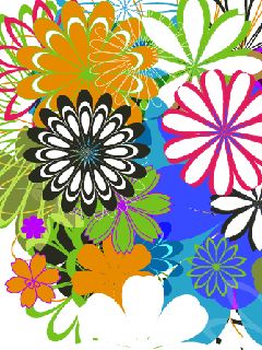 vektor flowers - wallpaper preview