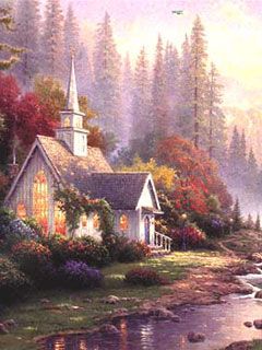 Thomas Kinkade - wallpaper preview
