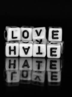 love or hate - wallpaper preview