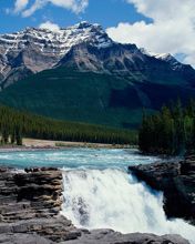 Athabasca-Falls Jasper-National Park Alberta Canad - wallpaper preview