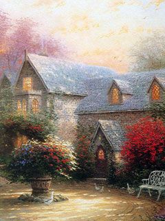 Thomas Kinkade - wallpaper preview