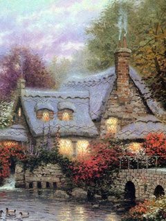 Thomas Kinkade  - wallpaper preview