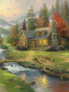 Thomas Kinkade - wallpaper preview