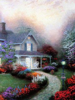 Thomas Kinkade - wallpaper preview