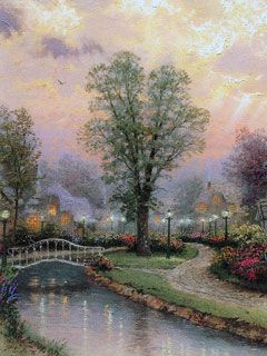 Thomas Kinkade - wallpaper preview