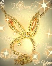 glamour bunny - wallpaper preview