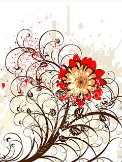 flowers ornament  - wallpaper preview