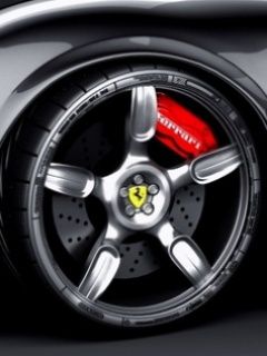 ferrari wheel - wallpaper preview