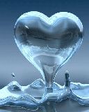 Water Heart - wallpaper preview