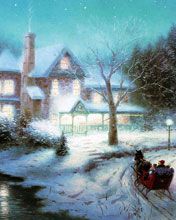 Thomas Kinkade  - wallpaper preview