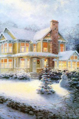 Thomas Kinkade - wallpaper preview