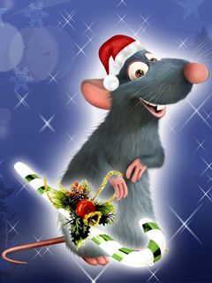 Ratatouille Christmas - wallpaper preview