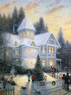 Thomas Kinkade  - wallpaper preview