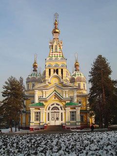 Kazakhstan - Zenkov Cathedral - wallpaper preview