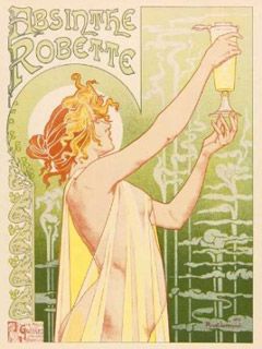 Absinth - Mucha - wallpaper preview