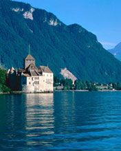Chateau de Chillon - Lake Geneva - Switzerland - wallpaper preview