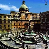 Palermo Fontana Pretoria - wallpaper preview