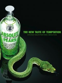 Absolut Pears - wallpaper preview