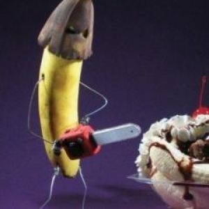 Banana con Motosega