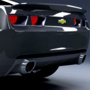 Vista Posteriore della Chevrolet Camaro