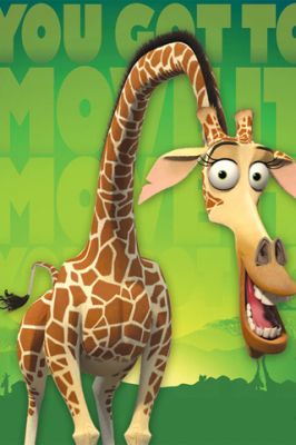 Personaggio Giraffa Animata - wallpaper preview