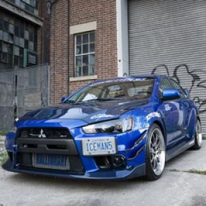 Mitsubishi Lancer Evolution Blu