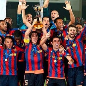 Celebrazione dei Campioni del FC Barcelona