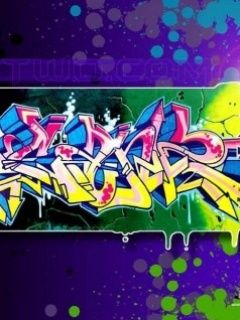 Arte Graffiti Colorato - wallpaper preview