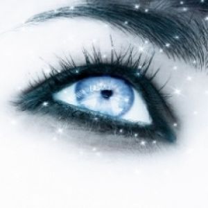 Occhio Blu Brillante