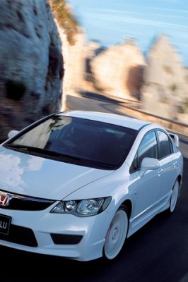 Honda Civic in Movimento - wallpaper preview