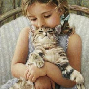 Ragazza con Gatto