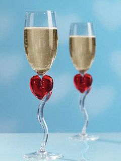 Bicchieri di Champagne Romantici - wallpaper preview