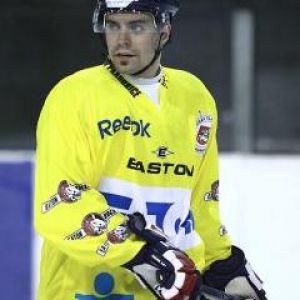 Giocatore di Hockey in Azione