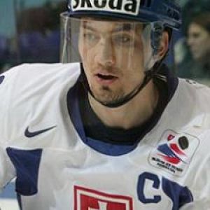 Giocatore di Hockey in Azione
