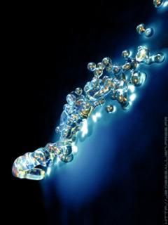 Stupenda astrazione di bolle d'acqua - wallpaper preview