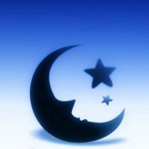 Arte Astratto di Luna e Stelle
