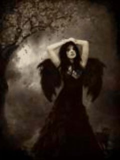 Arte Fantasy dell'Angelo Scuro - wallpaper preview