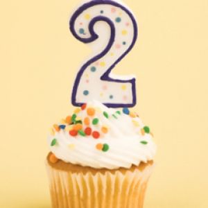 Cupcake di Compleanno con Candela