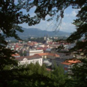 Vista panoramica di una città affascinante
