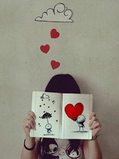 Illustrazione d'Amore Carina