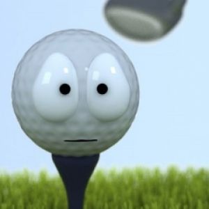Personaggio Divertente della Palla da Golf